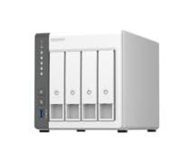 Qnap TS-433 NAS 4 Bay (ARM 4-Core Cortex-A55 2,0 GHz, 2,5 GbE) Bundle Seagte IronWolf, color: Seagate IronWolf Tallas: 48 TB