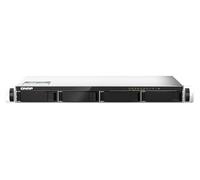 QNAP TS-435XeU-4G - NAS de 4 bahías (2,5 GbE/10 GbE y caché SSD M.2 NVMe, incluye 4 discos duros WD Red Plus HDs)