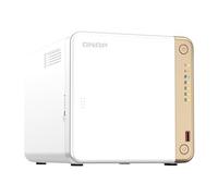 QNAP TS-462-4G serveur de stockage NAS Tower Ethernet/LAN Blanc N4505