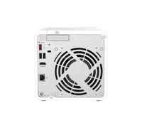 QNAP TS-462-4G servidor de almacenamiento NAS Torre Intel® Celeron® N4505 4 GB DDR4 0 TB QNAP QTS Blanco