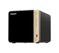 QNAP TS-464 (4G) 4 bahías NAS (procesador Intel® Celeron® N5095 de cuatro núcleos ráfagas de hasta 2,9 GHz, 2,5 GbE) paquete de 8 TB con disco duro WD RED Plus de 4 x 2 TB