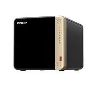 QNAP TS-464 (4G) 4 bahías NAS (procesador Intel® Celeron® N5095 de cuatro núcleos ráfagas de hasta 2,9 GHz, 2,5 GbE) paquete de 4 TB con 4 discos duros WD RED Plus de 1 TB