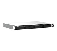 QNAP TS-464eU NAS Bastidor (1U) Intel® Celeron® N5095 8 GB DDR4 0 TB QNAP Turbo System Aluminio, Negro