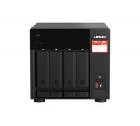 QNAP TS-473A NAS Torre Ryzen Embedded V1500B 8 GB DDR4 0 TB QNAP Turbo System Negro