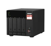 QNAP TS-473A-8G-US NAS de Escritorio de Alta Velocidad de 4 bahías con CPU AMD Ryzen de 4 núcleos, Memoria DDR4 de 8 GB y conectividad de Red de 2.5 GbE (2.5G/1G/100M) (sin Disco)