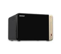 QNAP TS-664 NAS Torre Intel® Celeron® N5095 8 GB DDR4 0 TB QNAP QTS Negro, Bronce