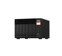 QNAP TS-673A NAS Torre Ryzen Embedded V1500B 8 GB DDR4 0 TB QNAP Turbo System Negro