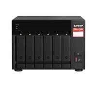 QNAP TS-673A NAS Torre Ryzen Embedded V1500B 8 GB DDR4 0 TB QNAP Turbo System Negro