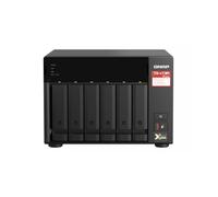 QNAP TS-673A NAS Torre Ryzen Embedded V1500B 8 GB DDR4 0 TB QNAP Turbo System Negro