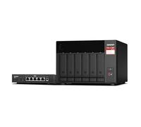 QNAP TS-673A-SW5T NAS Servidor, 6 Bahías, Torre, Ryzen Embedded V1500B, 8 GB DDR4, 2.5GbE