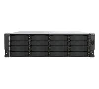 QNAP TS-H1677AXU-RP Servidor de almacenamiento Bastidor (3U) AMD Ryzen™ 7 7745 32 GB DDR5 0 TB QNAP QTS Negro, Gris