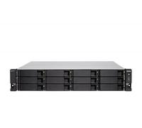 QNAP - TS-H1886XU-RP-R2 NAS Bastidor (3U) Intel® Xeon® D D-1622 32 GB DDR4 0 TB QuTS hero Negro, Gris