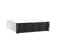 QNAP - TS-H2287XU-RP NAS Bastidor (3U) Intel Xeon E E-2378 64 GB DDR4 0 TB QuTS hero Negro, Blanco