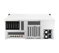 QNAP - TS-H3087XU-RP NAS Bastidor (4U) Intel Xeon E E-2378 64 GB DDR4 0 TB QuTS hero Negro, Blanco