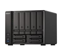QNAP TS-H973AX NAS Torre Ryzen Embedded V1500B 32 GB DDR4 0 TB QuTS hero Negro