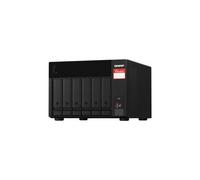 QNAP TVS-675-8G-US NAS de escritorio de alta velocidad de 6 bahías con CPU ZhaoXin KX-U6580 de 8 núcleos, memoria DDR4 de 8 GB y conectividad de red de 2.5 GbE (2.5G/1G/100M) (sin disco)