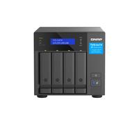 QNAP TVS-H474 NAS Torre Intel Pentium G7400 8GB DDR4 0TB QuTS hero Negro