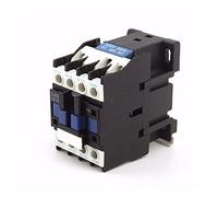 QNEZIQTMH Contactor trifásico for Motor, solenoide, trifásico, 1 Polo, 2 A, 3 Polos, 1 N, CA 24 V, 110 V, 220 V, 380 V, Bobina CJX2-1210, riel DIN de 3,5 mm(220vac)