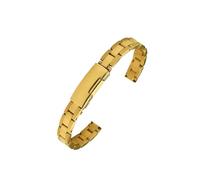 QNGMKBKTDZ 6 mm 8 mm 10 mm 12 mm 14 m Correa de reloj for mujer apta for Casio Fit for Fossil Fit for Longines Correa de reloj de acero inoxidable for mujer Pulsera de cerámica(3122 gold,Width 12mm)