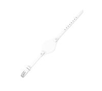 QNGMKBKTDZ Ajuste For Correas De Reloj Fossil, Muñeca Femenina De 8mm For Mujer, Correa De Reloj Transpirable Es3262 Es3060(White-Steel-K1)