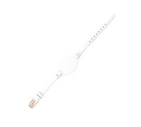 QNGMKBKTDZ Ajuste For Correas De Reloj Fossil, Muñeca Femenina De 8mm For Mujer, Correa De Reloj Transpirable Es3262 Es3060(White-Rose-K1)