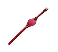 QNGMKBKTDZ Ajuste For Correas De Reloj Fossil, Muñeca Femenina De 8mm For Mujer, Correa De Reloj Transpirable Es3262 Es3060(Red-Golden-K1)