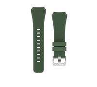 QNGMKBKTDZ Banda De 20 Mm 22 Mm For Samsung Fit For Galaxy Watch 3 4 5 46 Mm 42 Mm Gear S3 / Sport Frontier Active 2 Pulsera De Silicona For Huawei GT 2/2e Correa(Army green 7,22mm)