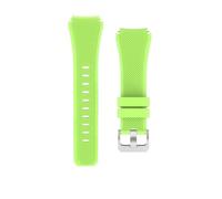 QNGMKBKTDZ Banda De 20 Mm 22 Mm For Samsung Fit For Galaxy Watch 3 4 5 46 Mm 42 Mm Gear S3 / Sport Frontier Active 2 Pulsera De Silicona For Huawei GT 2/2e Correa(Green 6,22mm)