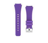 QNGMKBKTDZ Banda De 20 Mm 22 Mm For Samsung Fit For Galaxy Watch 3 4 5 46 Mm 42 Mm Gear S3 / Sport Frontier Active 2 Pulsera De Silicona For Huawei GT 2/2e Correa(Purple 4,22mm)