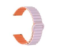 QNGMKBKTDZ Banda de bucle magnético de 20 mm 22 mm apta for Amazfit GTS4/2/3/3pro/GTS2 Apto for Mini/GTR 4 42 mm/47 mm/GTR2/2e/stratos Pulsera de cinturón apta for correa Amazfit Bip(6. Purple and ora