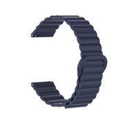 QNGMKBKTDZ Banda de bucle magnético de 20 mm 22 mm apta for Amazfit GTS4/2/3/3pro/GTS2 Apto for Mini/GTR 4 42 mm/47 mm/GTR2/2e/stratos Pulsera de cinturón apta for correa Amazfit Bip(24.Midnight Blue,