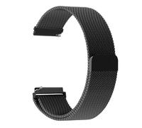 QNGMKBKTDZ Banda magnética de 20 mm y 22 mm for Samsung Fit for Galaxy Watch 4 Classic/3/Active 2/S3 Fit for Frontier Smartwatch fit for Correa Pulsera Correa de reloj(Black,Huawei GT 2 46mm)