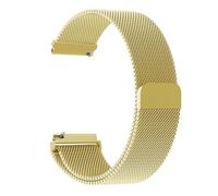 QNGMKBKTDZ Banda magnética de 20 mm y 22 mm for Samsung Fit for Galaxy Watch 4 Classic/3/Active 2/S3 Fit for Frontier Smartwatch fit for Correa Pulsera Correa de reloj(Gold,Galaxy Active 1-2)