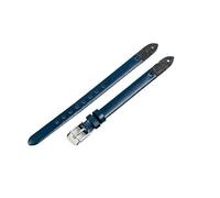 QNGMKBKTDZ Compatible Con Correas De Reloj Fossil ES3745 ES3861 ES4026 ES3862 ES4340 For Mujer, Pulsera Pequeña De 8mm(Dark Blue,8mm-Silvery Buckle)