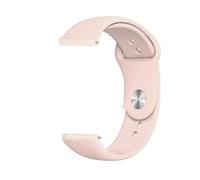 QNGMKBKTDZ Correa de 18 mm, 20 mm, 22 mm for Samsung Fit for Galaxy Watch 6/5/pro/4 Pulsera de silicona clásica for Huawei Watch GT 4-2-2e-3-3 Pro 41 mm 46 mm Band(Pink sand 14,20mm watch band)