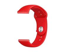 QNGMKBKTDZ Correa de 18 mm, 20 mm, 22 mm for Samsung Fit for Galaxy Watch 6/5/pro/4 Pulsera de silicona clásica for Huawei Watch GT 4-2-2e-3-3 Pro 41 mm 46 mm Band(Red-12,18mm watch band)