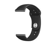 QNGMKBKTDZ Correa de 18 mm, 20 mm, 22 mm for Samsung Fit for Galaxy Watch 6/5/pro/4 Pulsera de silicona clásica for Huawei Watch GT 4-2-2e-3-3 Pro 41 mm 46 mm Band(Black-2,18mm watch band)