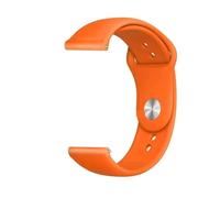 QNGMKBKTDZ Correa de 18 mm, 20 mm, 22 mm for Samsung Fit for Galaxy Watch 6/5/pro/4 Pulsera de silicona clásica for Huawei Watch GT 4-2-2e-3-3 Pro 41 mm 46 mm Band(Orange-10,20mm watch band)