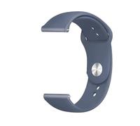 QNGMKBKTDZ Correa de 18 mm, 20 mm, 22 mm for Samsung Fit for Galaxy Watch 6/5/pro/4 Pulsera de silicona clásica for Huawei Watch GT 4-2-2e-3-3 Pro 41 mm 46 mm Band(Ice blue 38,18mm watch band)