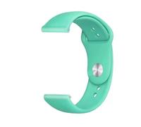QNGMKBKTDZ Correa de 18 mm, 20 mm, 22 mm for Samsung Fit for Galaxy Watch 6/5/pro/4 Pulsera de silicona clásica for Huawei Watch GT 4-2-2e-3-3 Pro 41 mm 46 mm Band(Mint-Green-8,20mm watch band)