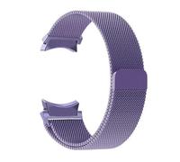 QNGMKBKTDZ Correa de 20 mm for Samsung Fit for Galaxy Watch 6/5/4/Classic 47 mm 43 mm 40 mm 44 mm Fit for pulsera Milanese Loop Correa Fit for Galaxy Watch 5 Pro Correa de 45 mm(Lavender,Watch 6 class