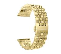 QNGMKBKTDZ Correa De 22 Mm Y 20 Mm For Samsung Fit For Galaxy Watch 3 4 5 45 Mm For Gear S3 46 Mm 42 Mm Active2 40 44 Mm Correa For Amazift BIP 2 GTR(Gold,22mm)