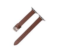 QNGMKBKTDZ Correa De Reloj 38/40/41 Mm 42/44/45/49 Mm Pulsera Apta For IWatch Series 7 8 Se 6 9 Ultra 2(Brown-S,42mm 44mm 45mm 49mm)