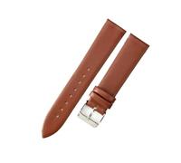 QNGMKBKTDZ Correa De Reloj Apta For DW Apta For CK Apta For Longines Hombres Mujeres Azul Blanco Marrón Reloj Accesorio Correa Pulsera De Reloj(L-brown-Steel-K1,20mm)