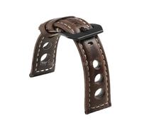 QNGMKBKTDZ Correa De Reloj De 20 Mm, 22 Mm, 24 Mm, Compatible Con Panerai, Compatible Con Seiko, Compatible Con Huawei Watch, Compatible Con Gt2 Gt3, Pulsera De Repuesto Con Correa Transpirable(DarkBr
