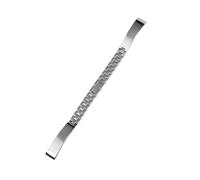 QNGMKBKTDZ Correa de reloj de acero inoxidable for mujer, de 8mm, 10mm, 12mm y 14mm, apta for Armani, compatible con Casio Fossil, pulsera brillante a la moda(Silver,12mm)