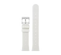 QNGMKBKTDZ Correa de reloj de goma suave, correa de repuesto de liberación rápida de 20mm y 22mm, apta for abulón, apta for Sea Ghost, apta for Monster(White,20mm)