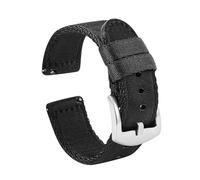 QNGMKBKTDZ Correa De Reloj De Nailon De 18 Mm, 20 Mm, 22 Mm, Pulsera Deportiva De Repuesto For Hombre, Compatible Con Samsung S3, Compatible Con Huawei Watch, Compatible Con GT 2 Pro De 46 Mm, Compati