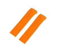 QNGMKBKTDZ Correa de reloj de silicona de 20 mm 21 mm for Tissot Fit for T-Touch T013 T81 T091 T33 T047 Correa de extremo curvo Pulsera de goma Naranja Negro Azul Rojo(A5,21mm)