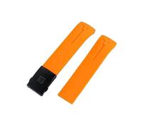 QNGMKBKTDZ Correa de reloj de silicona de 20 mm 21 mm for Tissot Fit for T-Touch T013 T81 T091 T33 T047 Correa de extremo curvo Pulsera de goma Naranja Negro Azul Rojo(A7,21mm)